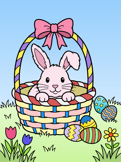 easter coloring page