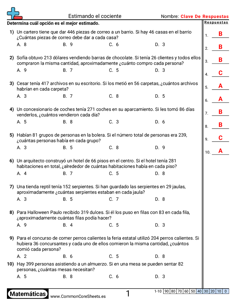 division estimacion Worksheets - División 3 ÷ 2 (problemas de palabras) worksheet