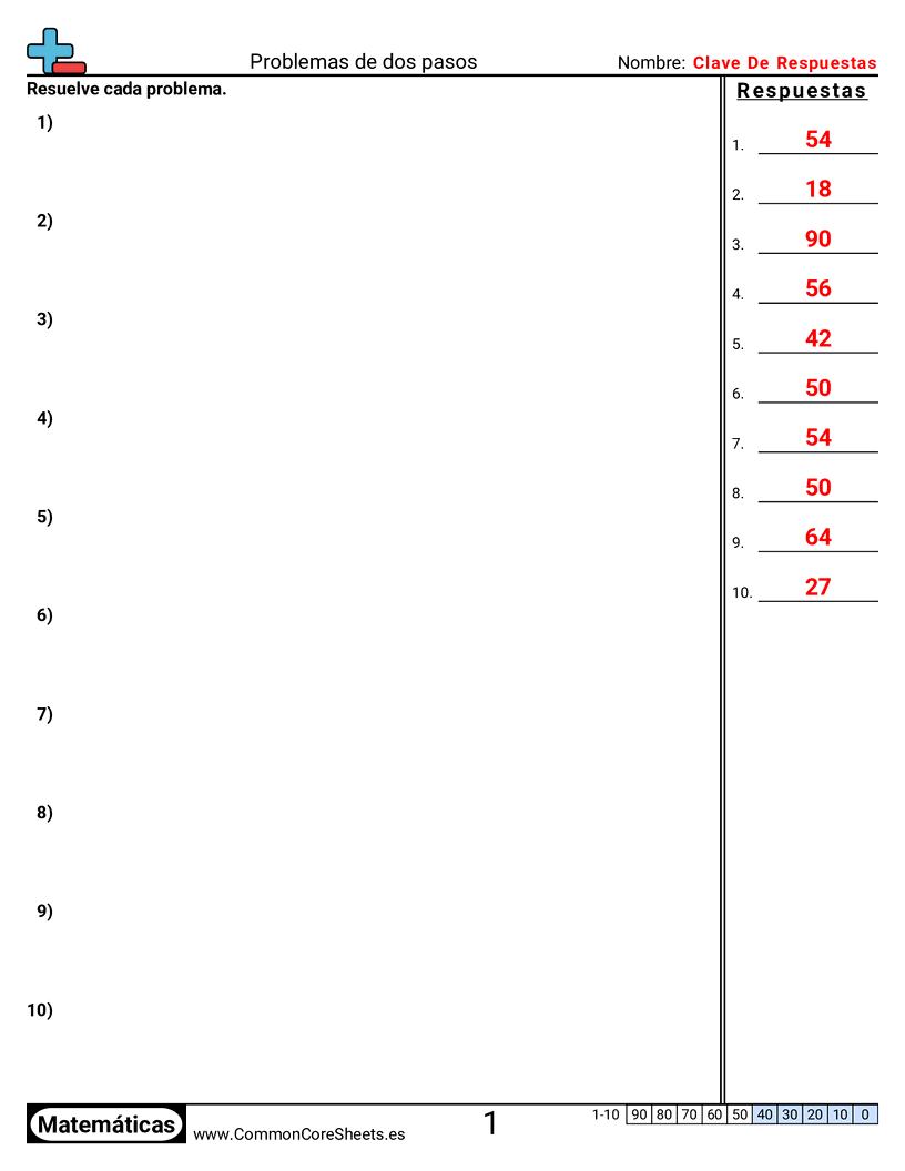Ejercicios  de problemas multipasos - Sumar y multiplicar worksheet